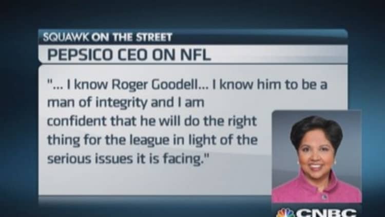 PepsiCo CEO speaks out on NFL