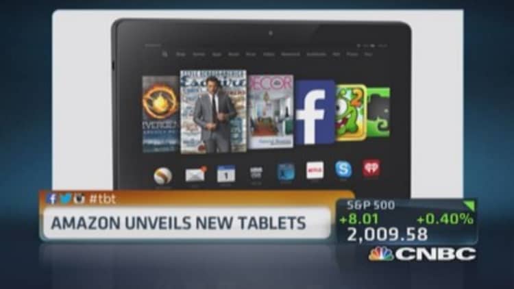 TBT: Amazon's multitude of new tablets