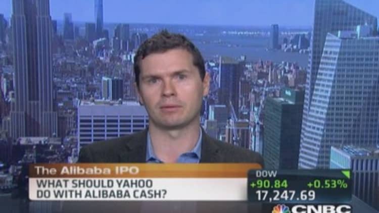 Yahoo's Alibaba's cash