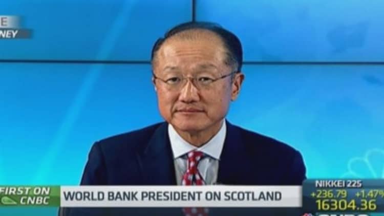 World Bank chief on Scottish referendum