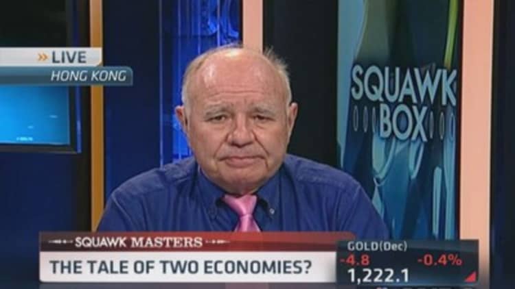 Faber: Consumers squeezed in 'dual' economy