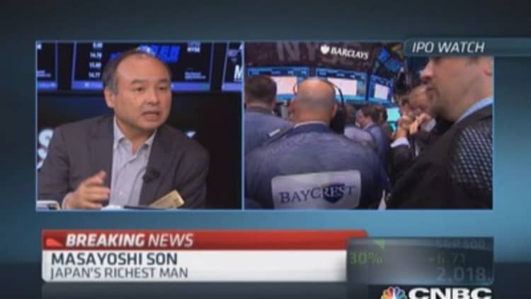 Masayoshi Son: Confident in Alibaba management