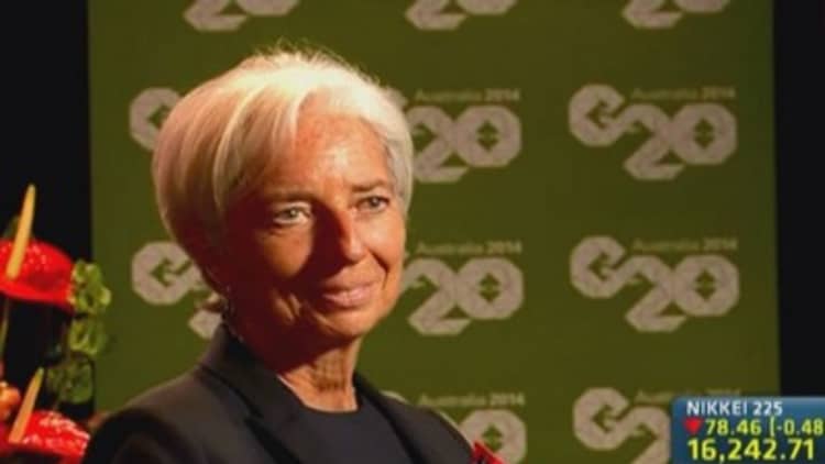 IMF's Lagarde: G-20's growth target is achievable