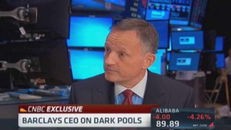 Barclays CEO on dark pools lawsuit