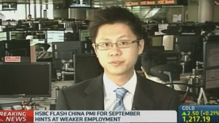 HSBC's China flash PMI edges up to 50.5