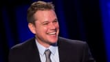 Matt Damon at the 2014 CGI to promote his Water.org initiative.