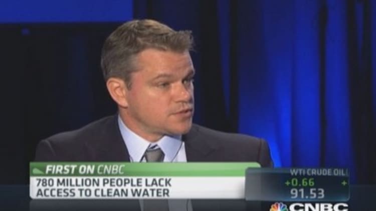 Matt Damon's clean water quest