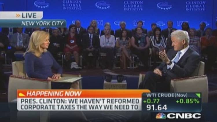 Pres. Clinton's tax inversion view