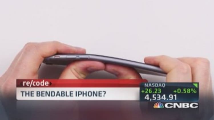 The bendable iPhone?