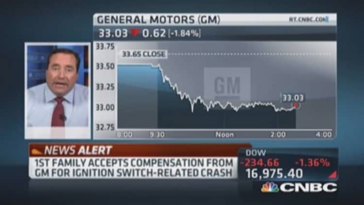 GM compensation: First settlement offer accepted