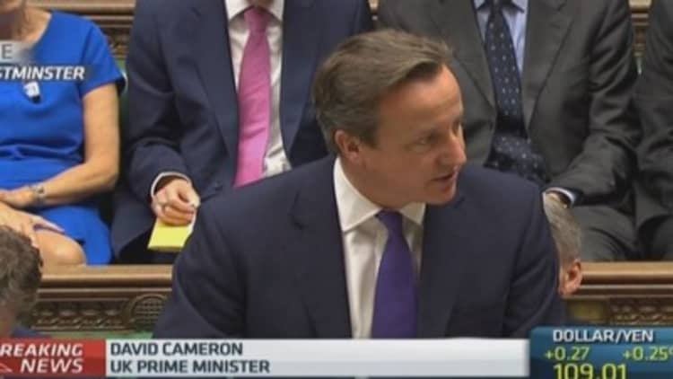 UK intervention against ISIS 'necessary': Cameron