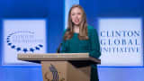 Chelsea Clinton speaks at the 2014 CGI annual meeting in New York.