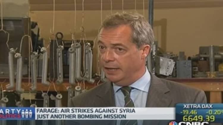 UK ISIS strategy not 'thought through': Farage