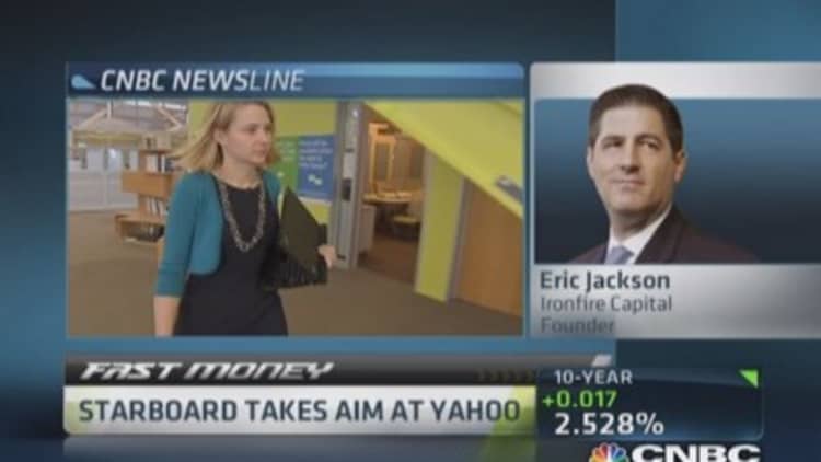 Starboard takes aim at Yahoo