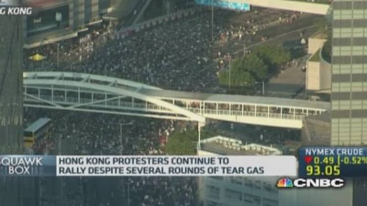 Could pro-democracy protests harm Hong Kong?