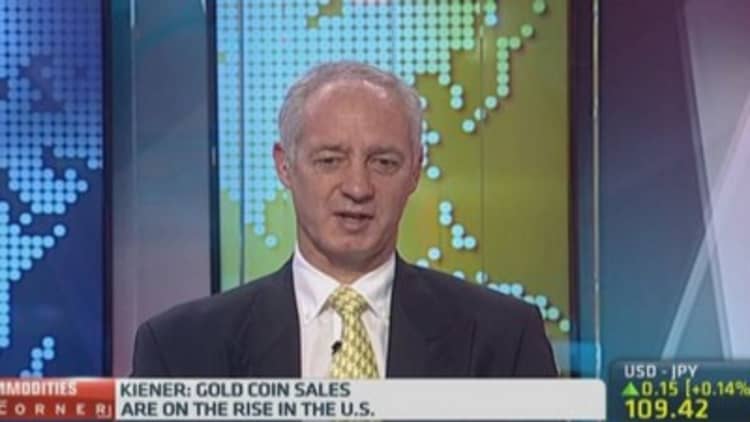 Gold coin sales on the rise in US