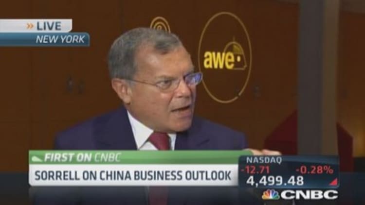 WPP CEO: Strong bull on China
