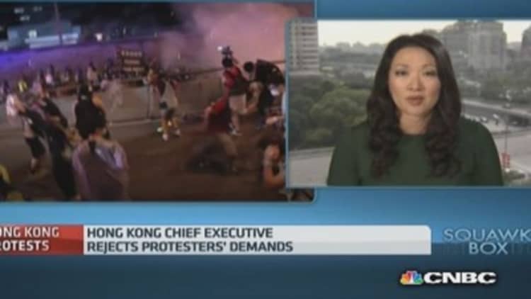 Beijing blocks media in response to Hong Kong protests