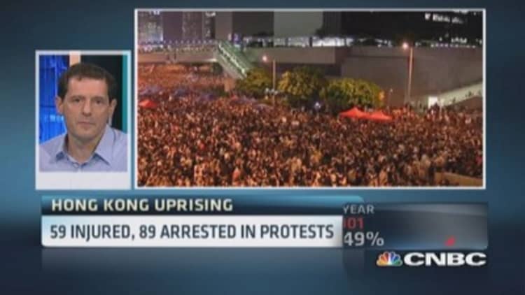 Hong Kong protests: Day 5