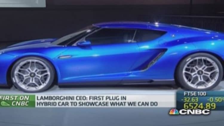 Lamborghini unveils plug-in hybrid concept car: CEO