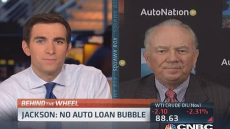 No auto loan bubble: AutoNation CEO