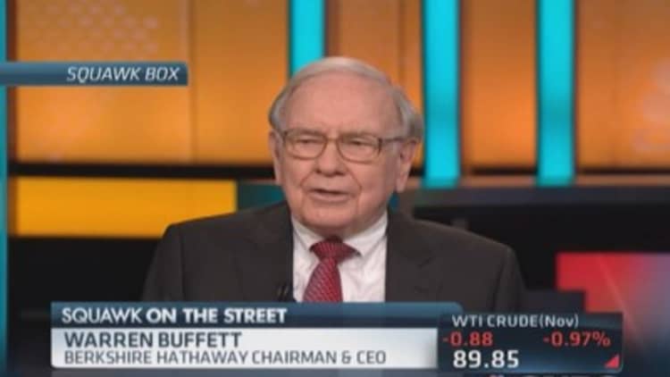 Buffett talks to 'Squawk Box'