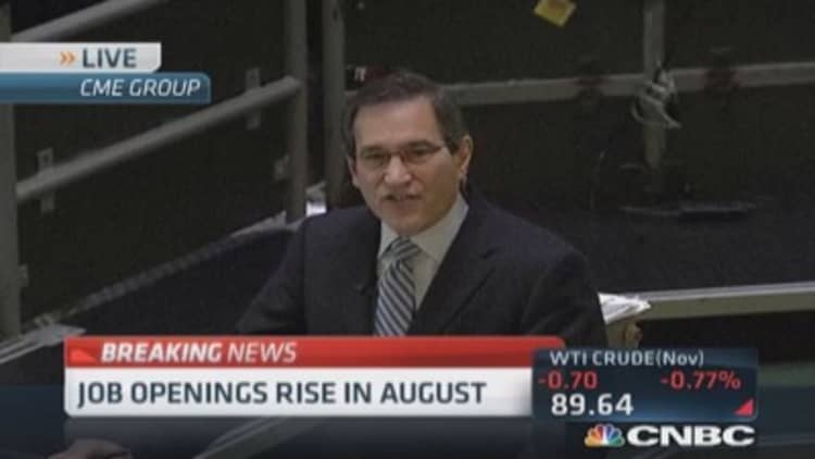 JOLTS rise in August 