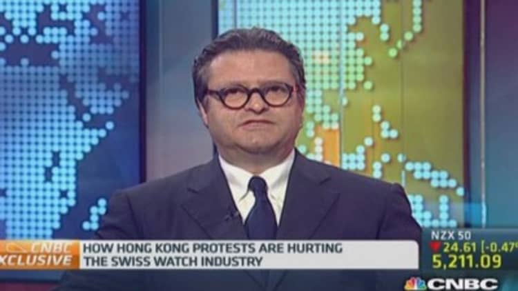 Zenith CEO: HK protests have dampened sales
