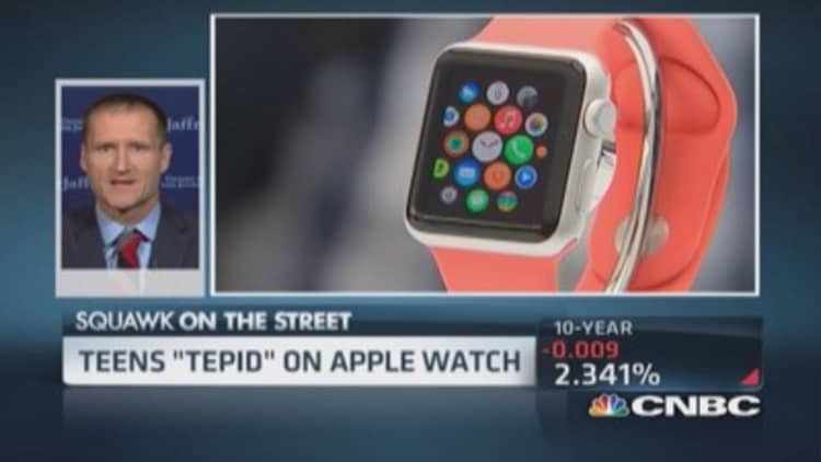Teens tepid on Apple Watch: Pro