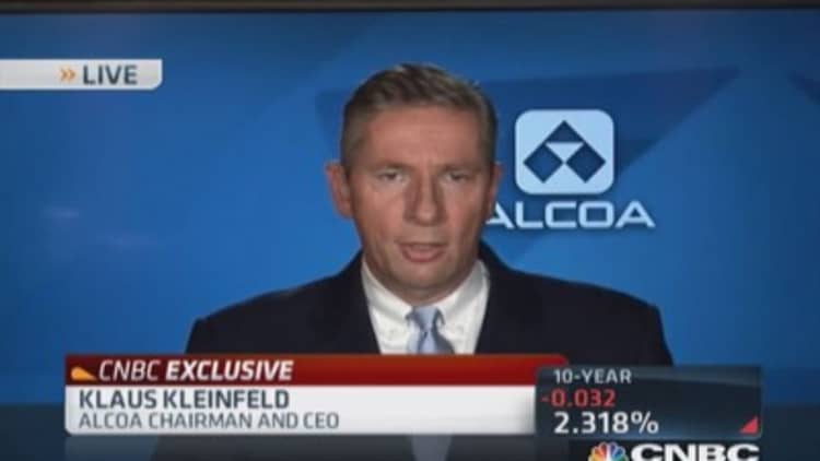 Alcoa CEO: Standout quarter