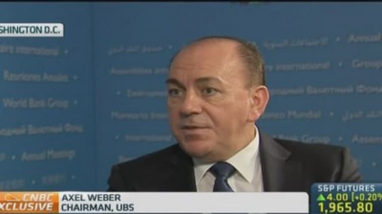 UBS chairman: Italy, France must control budget