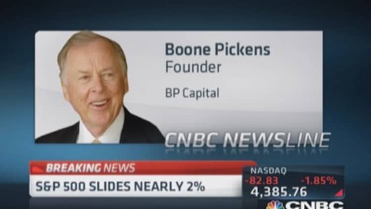 Boone Pickens: Energy cheap in US