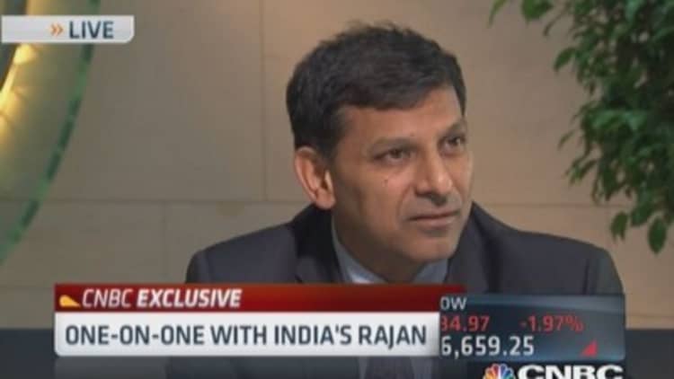 Indian's Rajan: World economy not picking up 