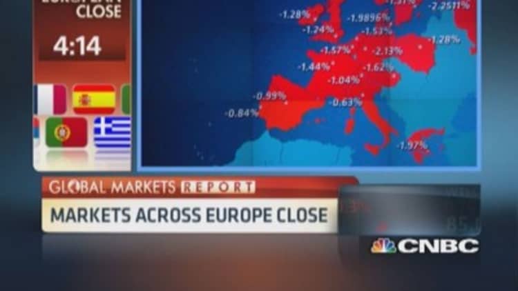 European markets close: Germany pushes back