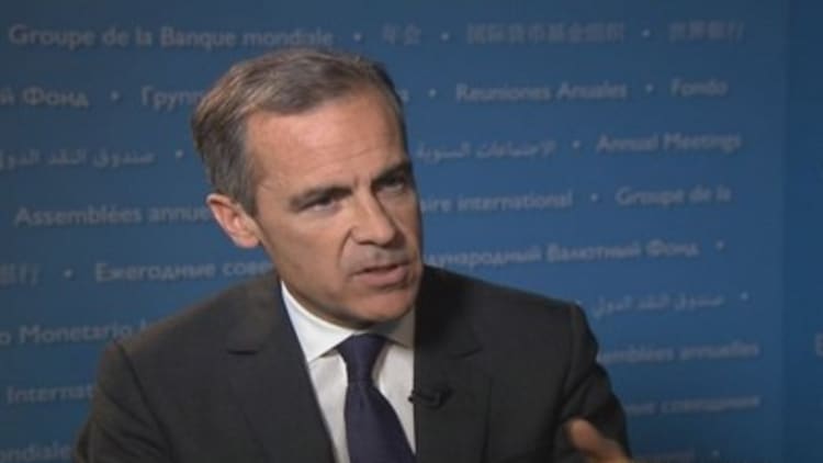Bank of England's Carney: On global growth