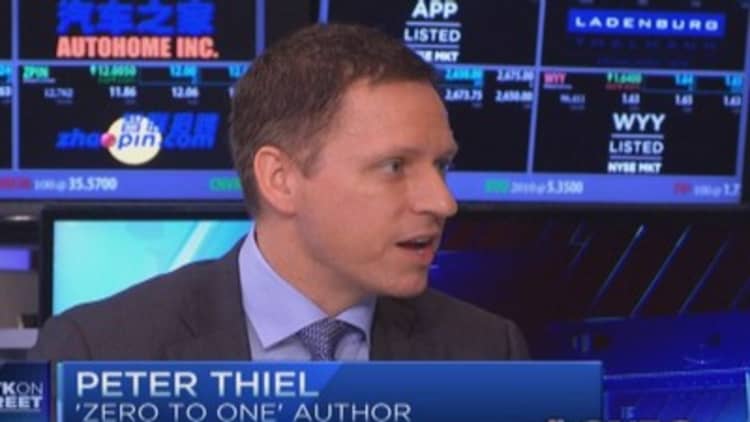 Thiel: EBay-PayPal split makes sense