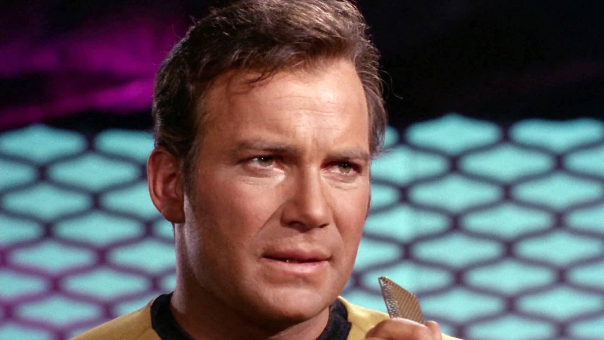 William Shatner as Captain James T. Kirk