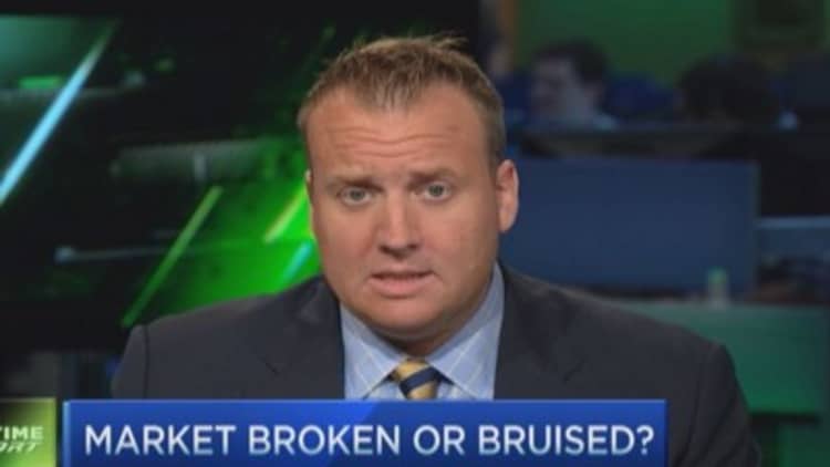 Market broken or bruised? 