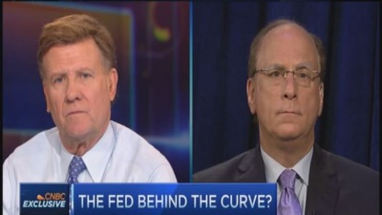 Fed behind the curve: Fink