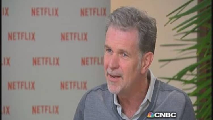Netflix CEO Hastings: Think price increase hurt