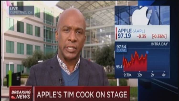 Apple's Tim Cook talks