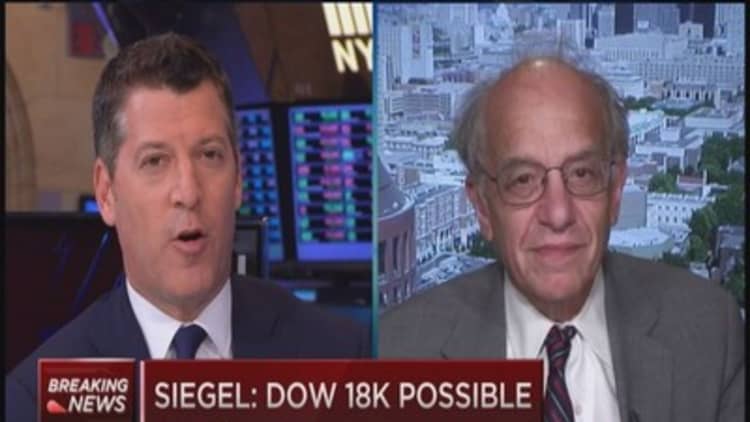 Jeremy Siegel: Dow 18,000 still possible