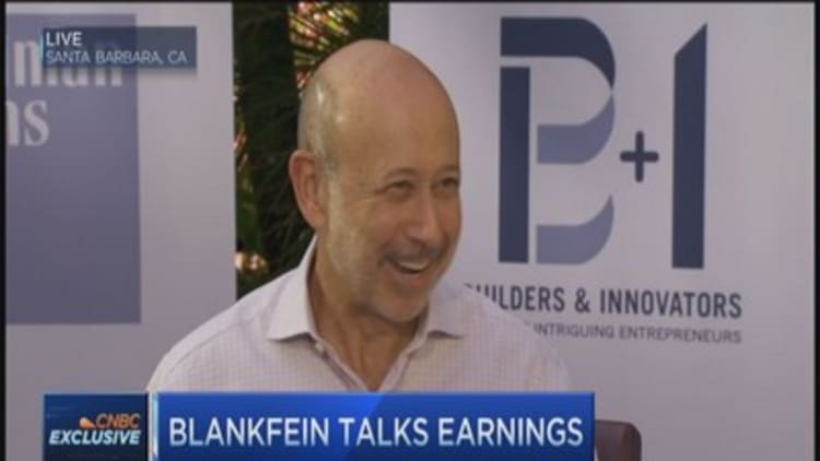 Lloyd Blankfein: Volatility drove quarter