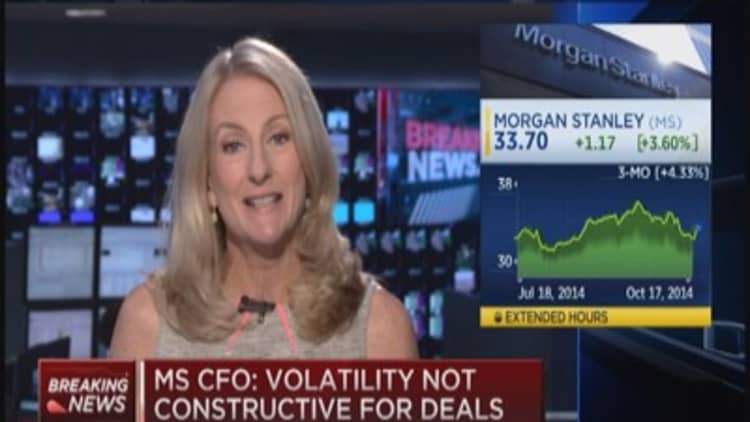 Morgan Stanley CFO: Investment banking backlog strong