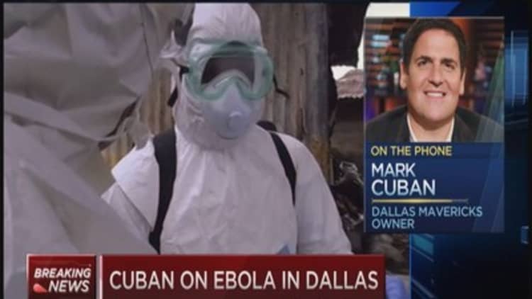 Mavericks owner Cuban calm about Ebola