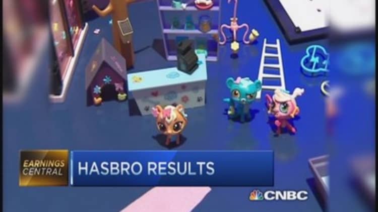 Hasbro posts Q3 profit of $1.46 per share
