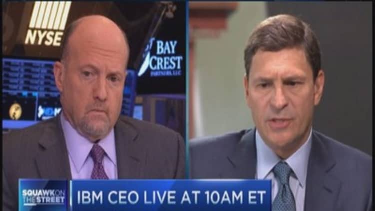 Cramer: IBM losing to IBM