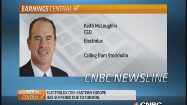 Electrolux CEO: Europe is much weaker than we anticipated 