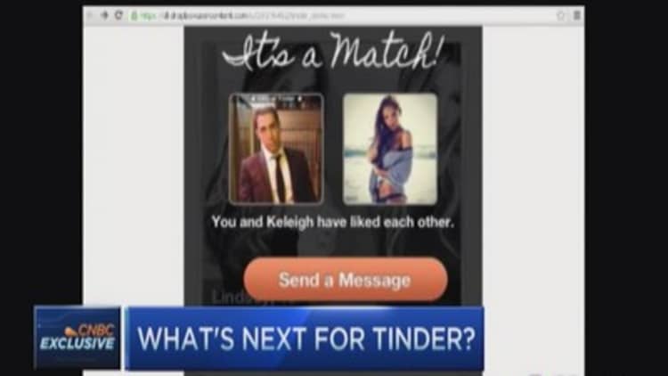 Mobile match-making with Tinder