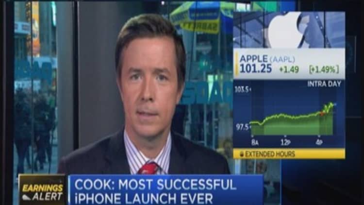Cook: Most successful iPhone launch ever 